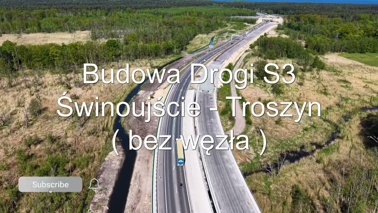 05.05.2025 Budowa Drogi S3 Świnoujście - Troszyn - Odcinek I od Węzła Międzyzdroje do Węzła Ś-cie.