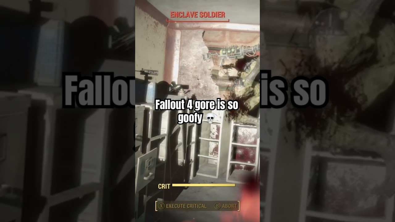 Fallout 4 gore is so goofy #fallout #fallout4