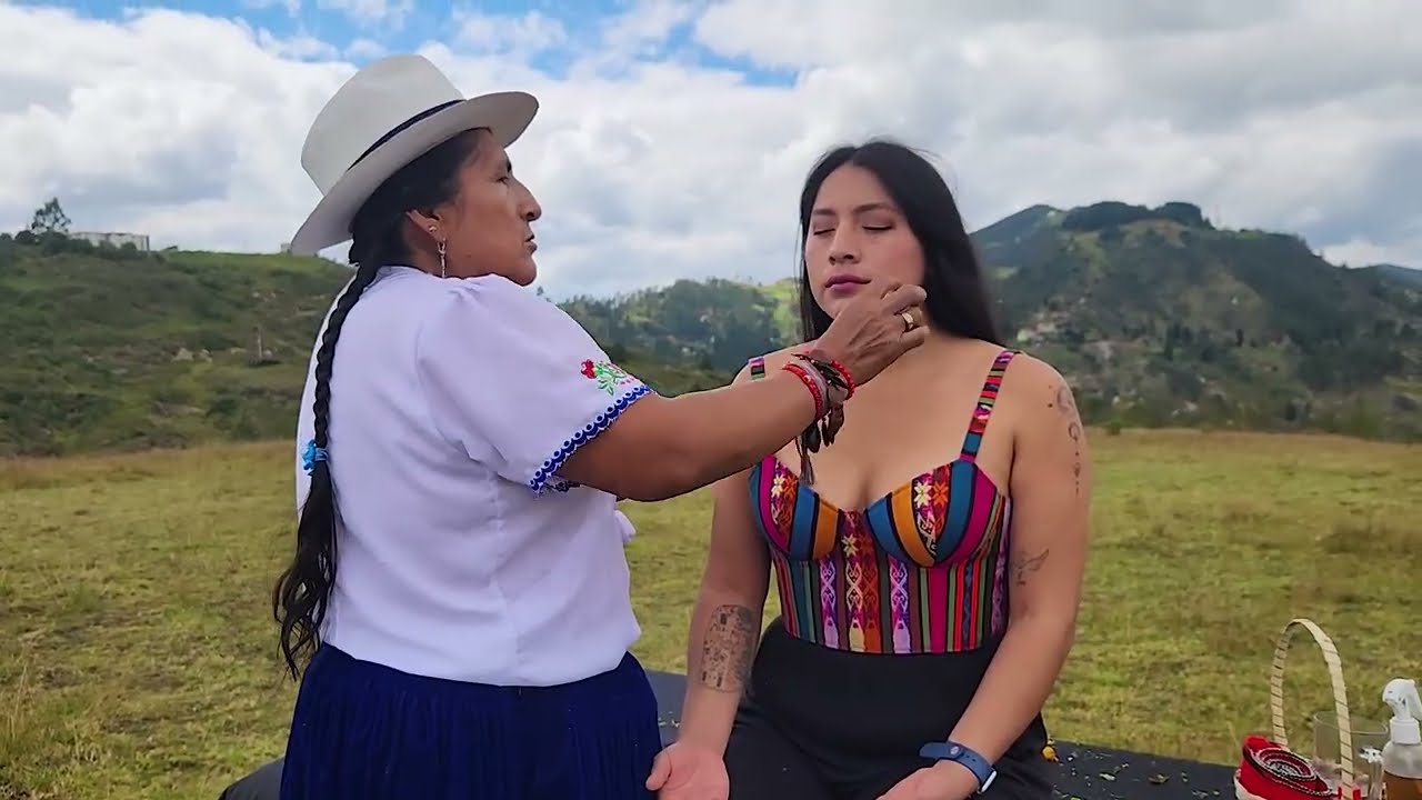 DO&Ntilde;A ROSA - CRACKING HAIR- RITUAL de LIMPIEZA ESPIRITUAL en la NATURALEZA🍀