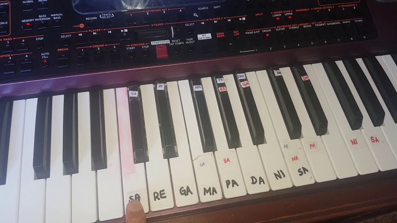 Learn Pashto Piano Sargam Part 2