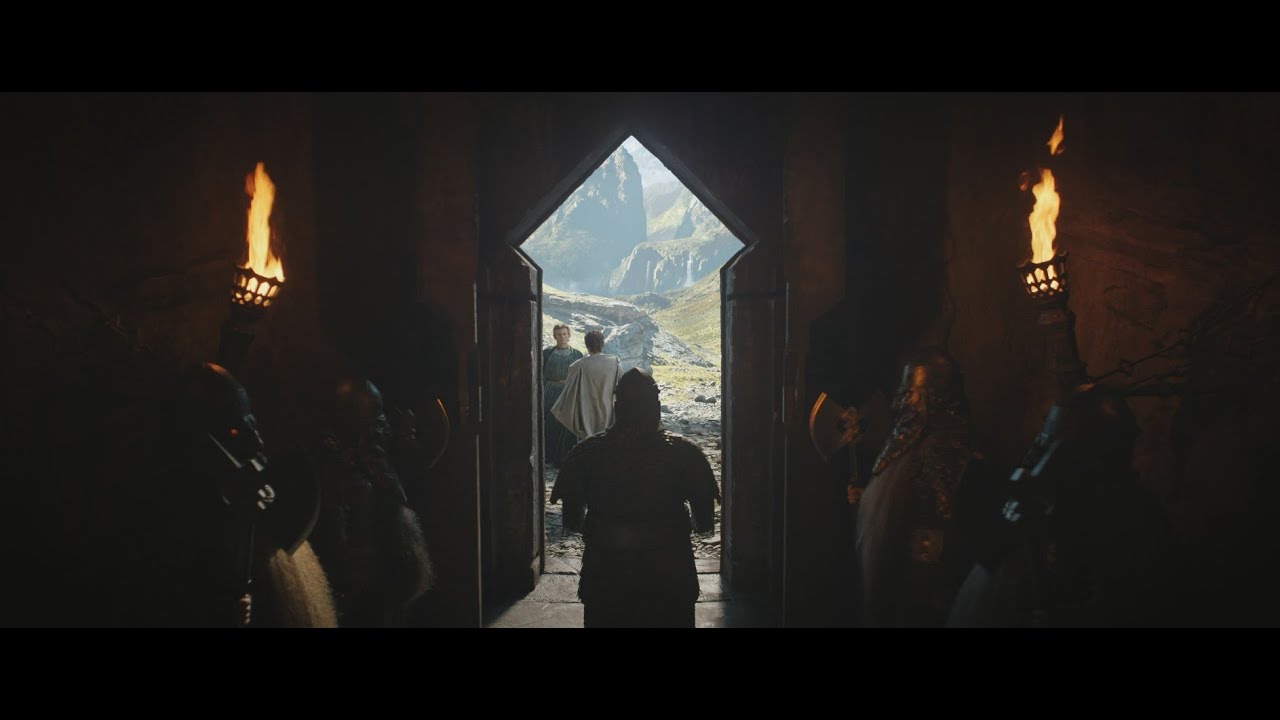 The Rings of Power - Elrond entering Moria  (but with proper music)