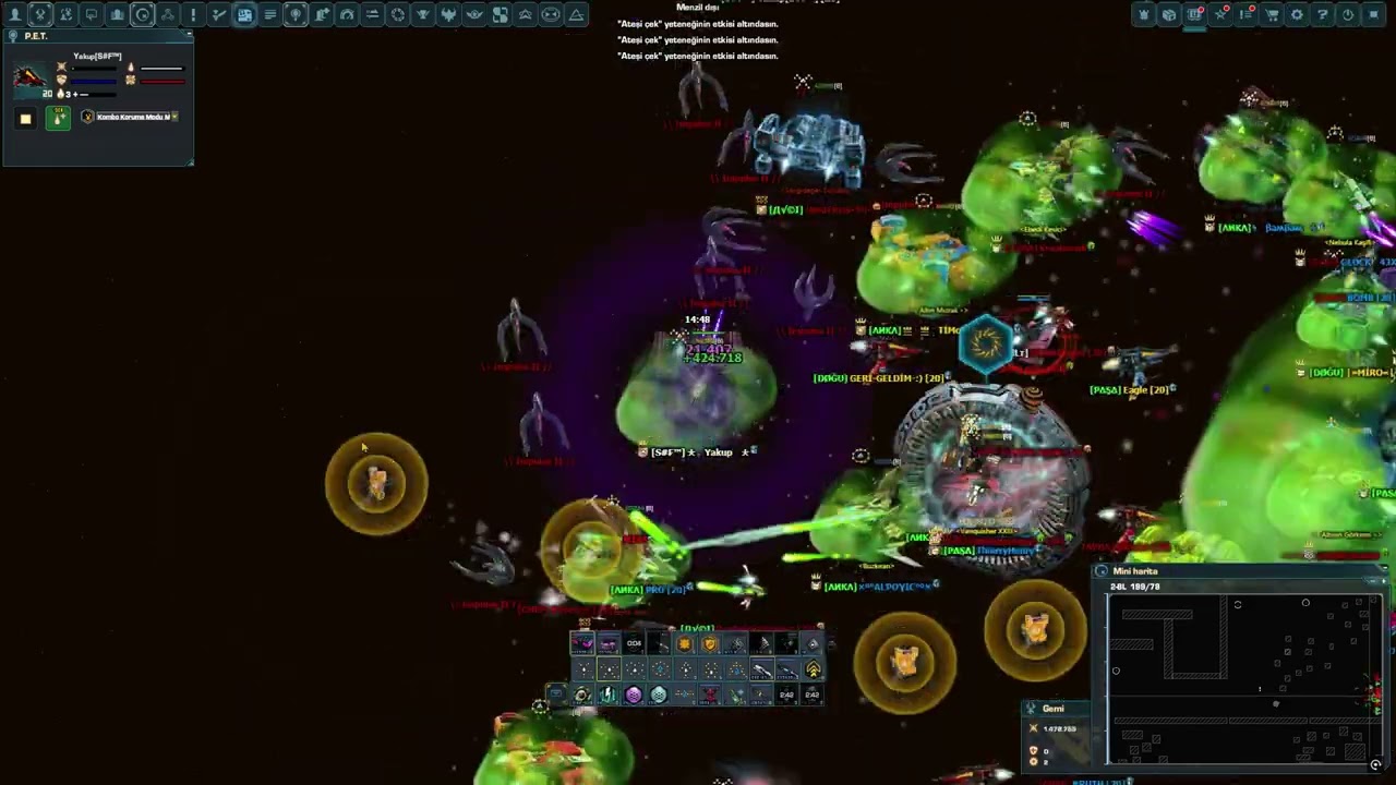 Darkorbit TR2-3  CHEF-AVDA  GENEL SAVAS   #darkorbit