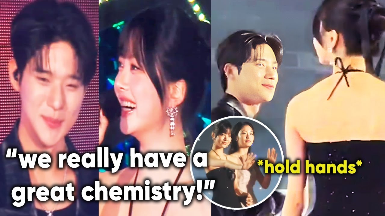 EUNCHAE's sweet interactions w/ Sangmin & Shin Ye Eun | 2024 MUSIC BANK Festival Japan