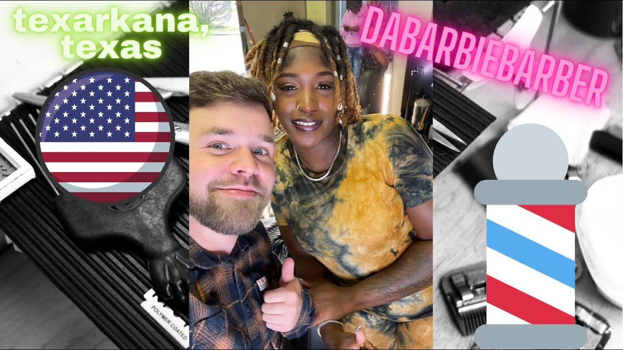 💈 Haircut & Beard Trim by &ldquo;Shaveela / DaBarbieBarber&rdquo; 🇺🇸 Texarkana, Texas ASMR UNEDITED