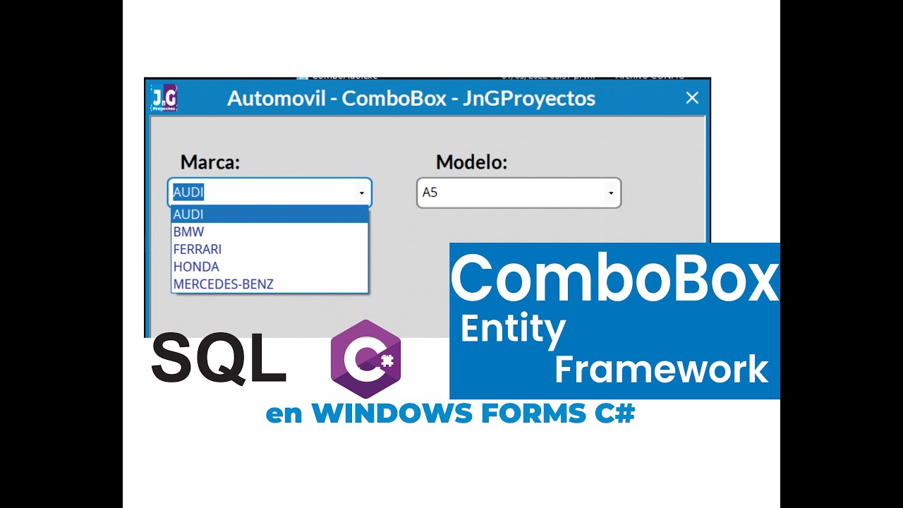 Llenar combobox y combobox dependiente | Entity Framework | WinForm C#