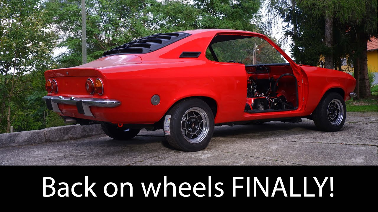 Opel Manta A '71 - FINALLY Back on Wheels | Glazing In | Roof liner In | NEW PROBLEM | Summer Recap