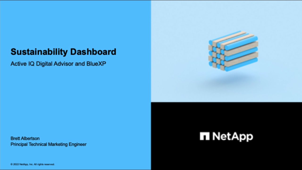 The Active IQ Digital Advisor sustainability dashboard