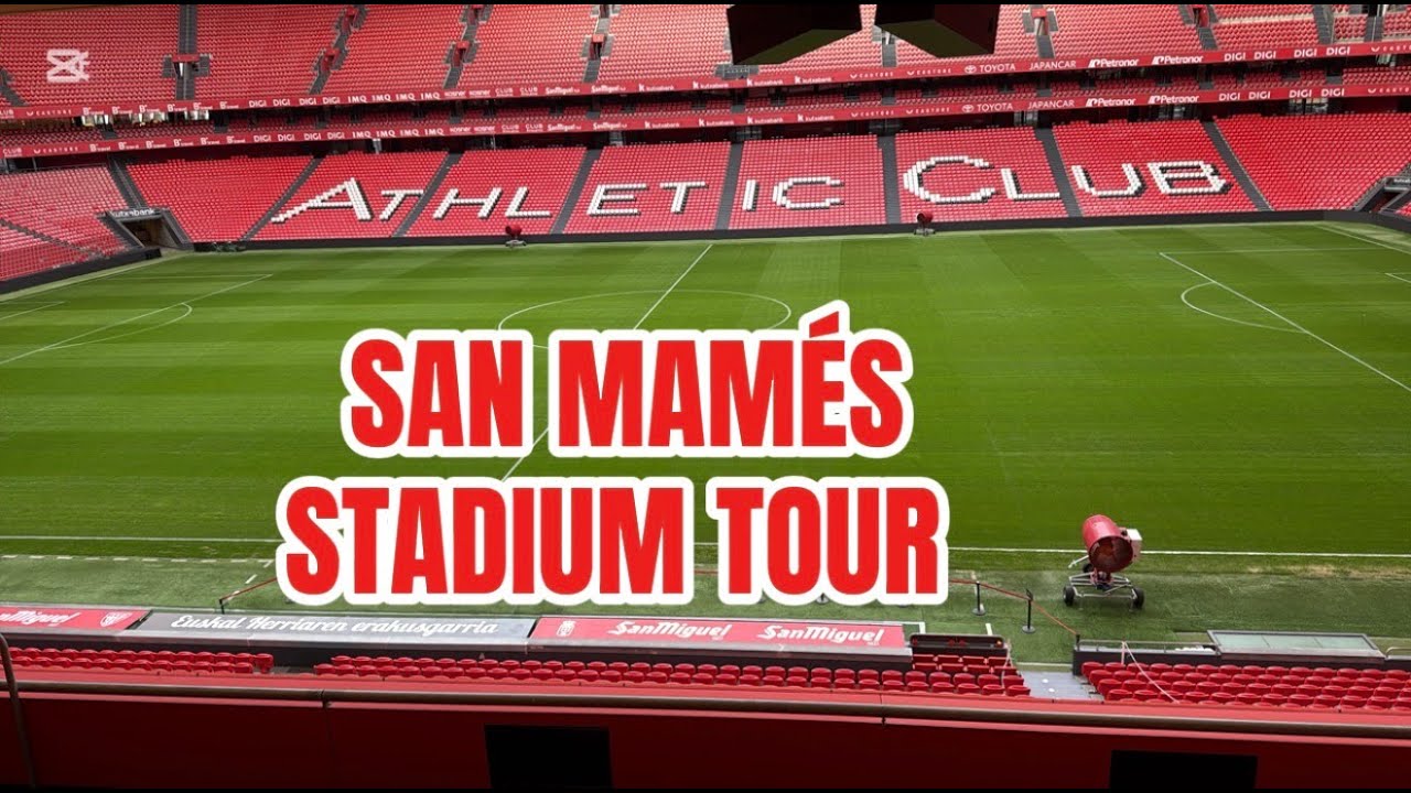 Touring Athletic Bilbao Stadium! Trophy Room, Press Room, Dressing Room & VIP Lounge Experience 🔴⚪️
