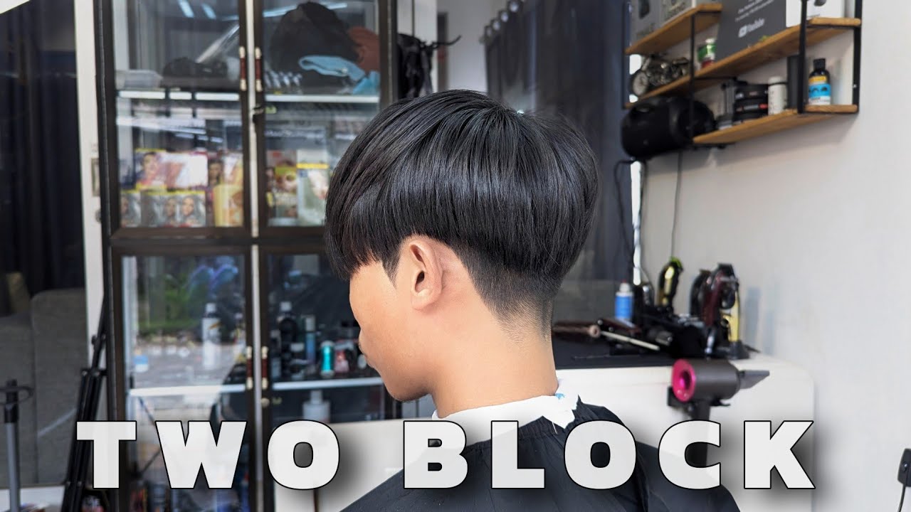 Jadi gini potongan Two Block itu || TUTORIAL 💇💈