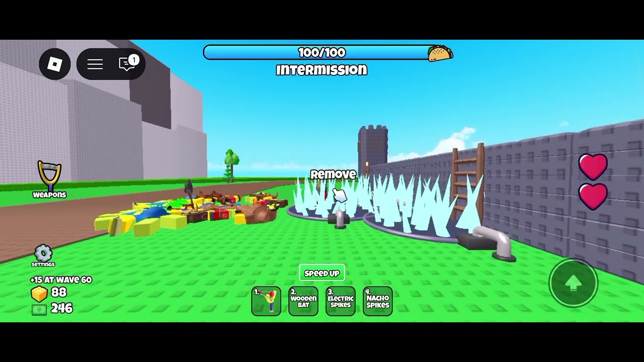 How to defeat wave 150! With Construction Worker In Noob Invaders Roblox!
