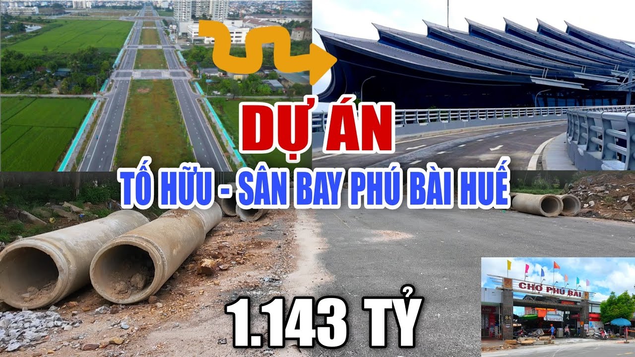 Dự Án 1.143 Tỷ Ở Cố Đô Huế - Đường Tố Hữu Nối Dài Về Sân Bay Phú Bài 