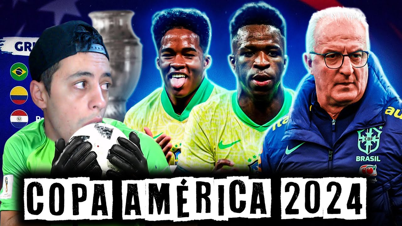 VIREI O GOLEIRO DO BRASIL E JOGUEI A COPA AMÉRICA 2024 !!😱 - PES 2021 PATCH 100% ATUALIZADO