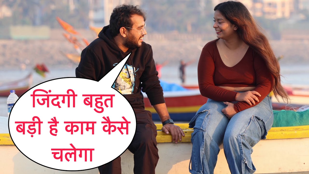 Jindgi Bahut Badi Hai Kaam Nahi Chlega Funny Flirting Prank On Cute Girl In Mumbai By Basant Jangra