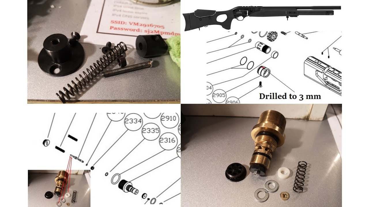 (Part Three) The Hatsan Galatian - Transfer port mod - Valve adjustment - Hammer spring mod.