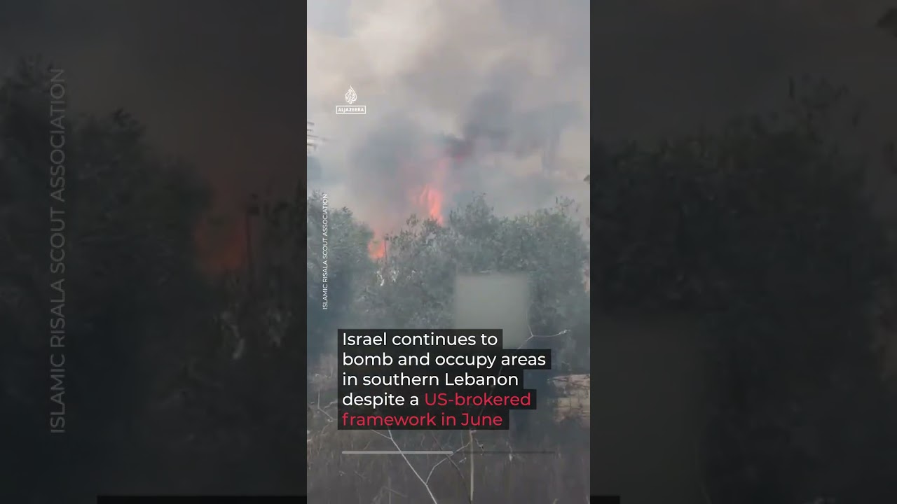 Israel targets paramedics in southern Lebanon | AJ #shorts