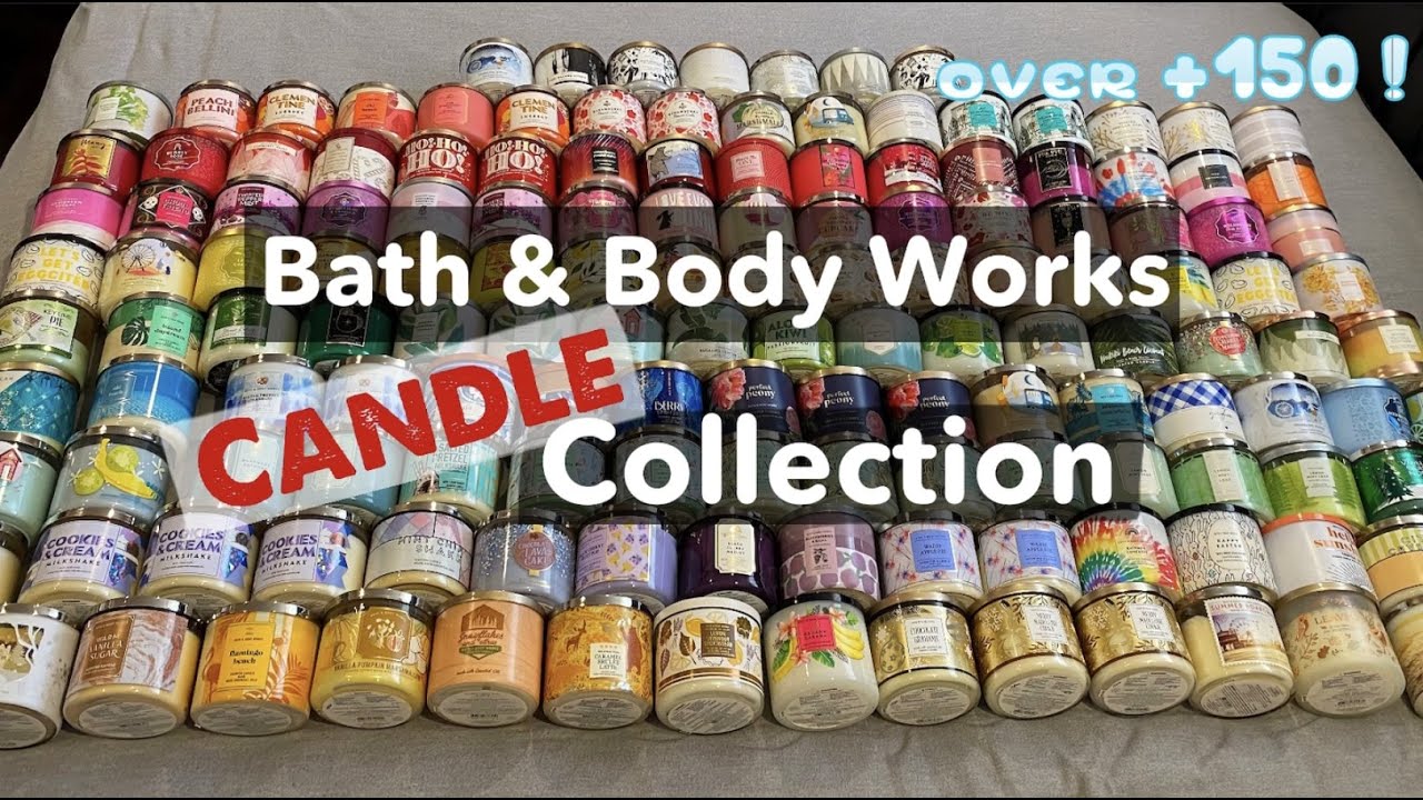 My Ultimate Bath and Body Works Candle Collection! Over 150 Candles + Declutter