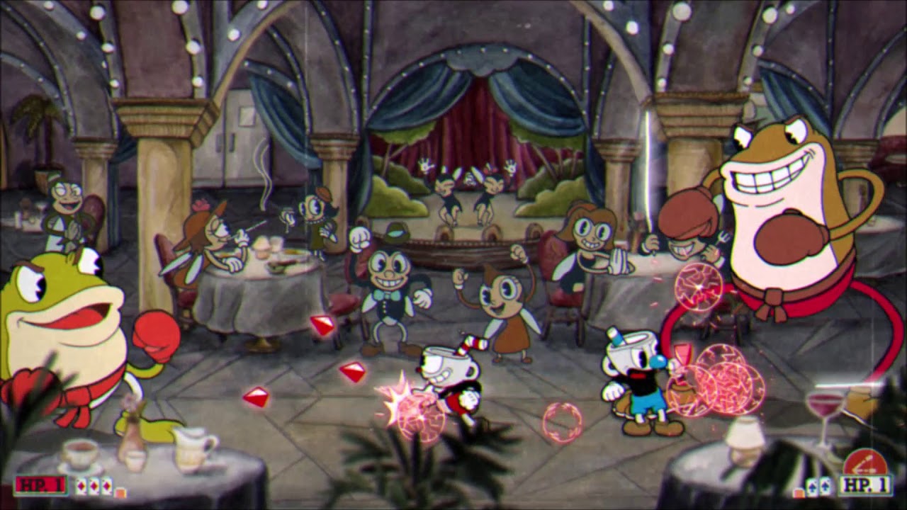 Cuphead: Ribby and Croaks - 0:40 - (Any%, Co-op, Simple, Current patch)