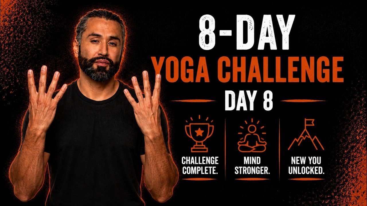 Day 8 – 8-Day Yoga Challenge | 60-Min Slow Power Flow to Transcend & Integrate | Yoga with Sheehan