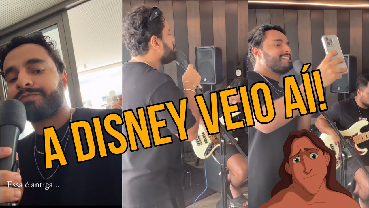Gabriel Henrique cantando tema de Tarzan (Disney)