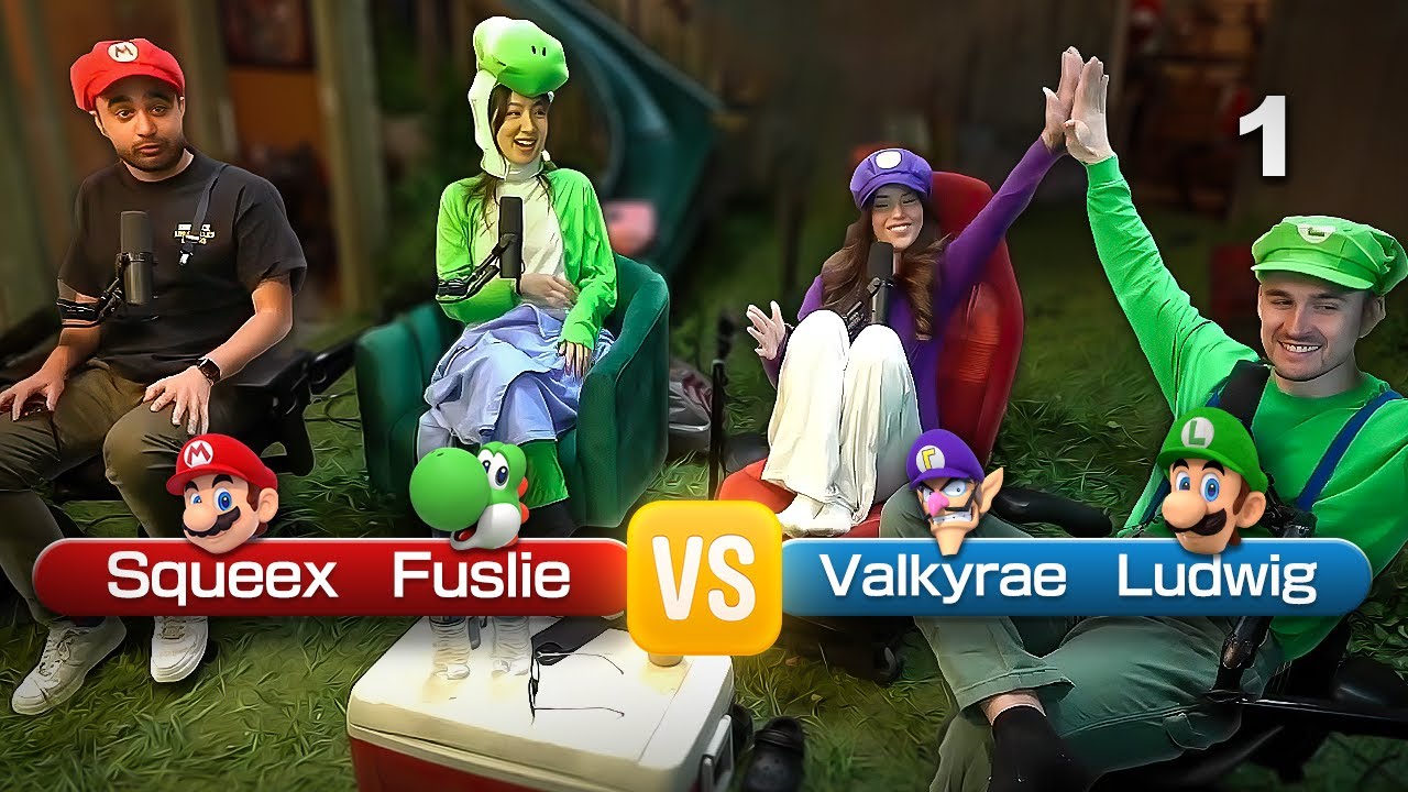 We played EVERY Mario Party IRL (Mario Party Tournament w/ @ludwig @fuslie @Valkyrae - Part 1)