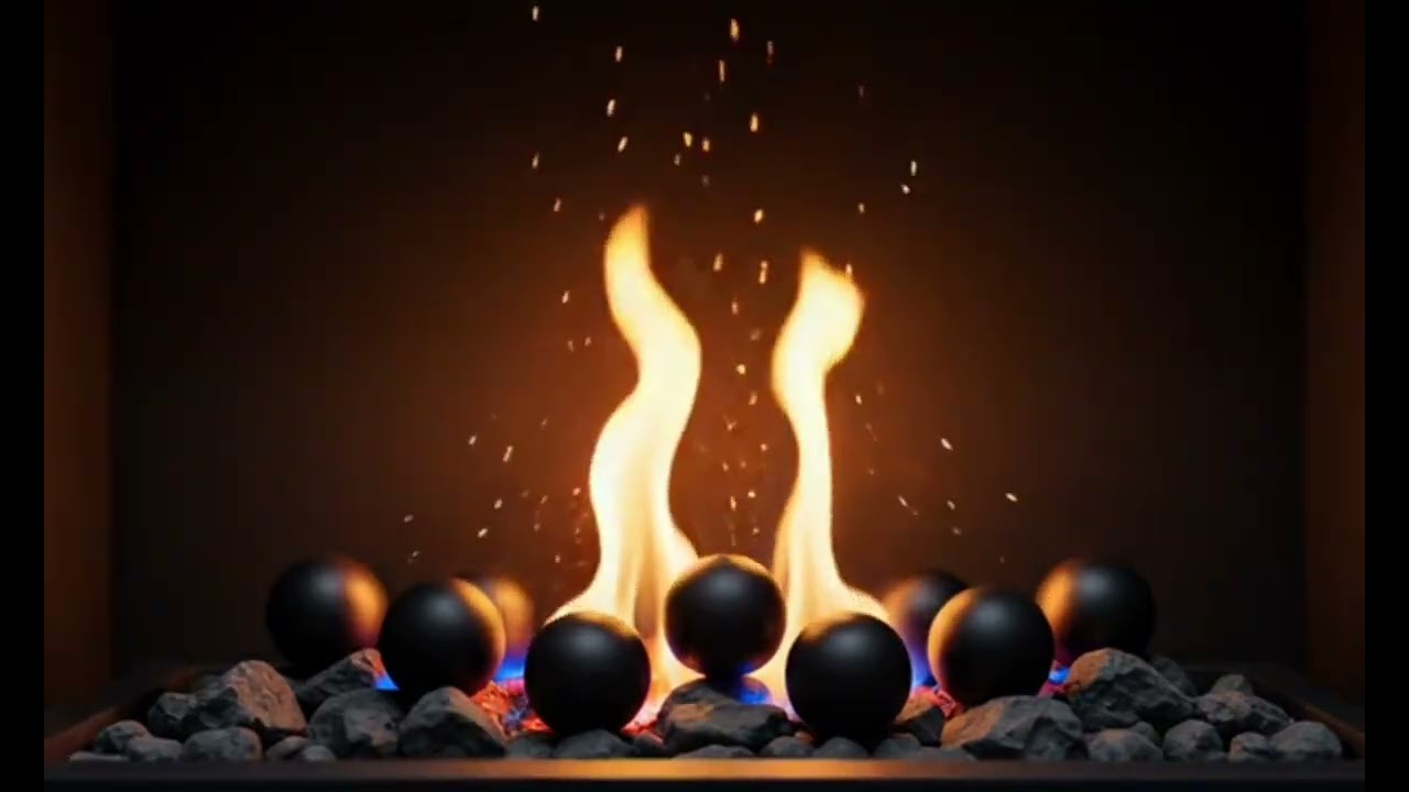 Black Screen Fireplace 🔥 88 Angel Number Focus & Manifestation Ambience