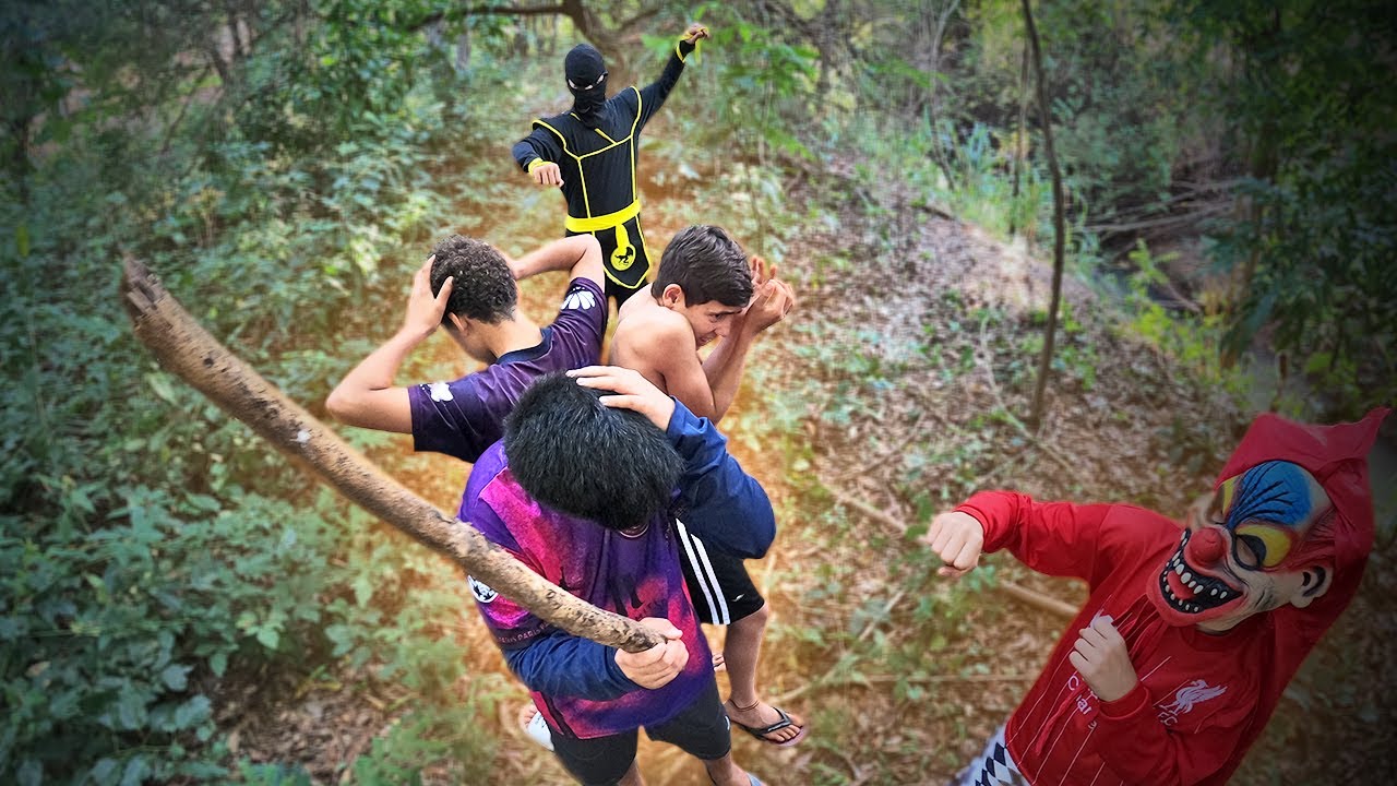 FICAMOS SEM SA&Iacute;DA * Catatau e o Ninja cercaram a gente *