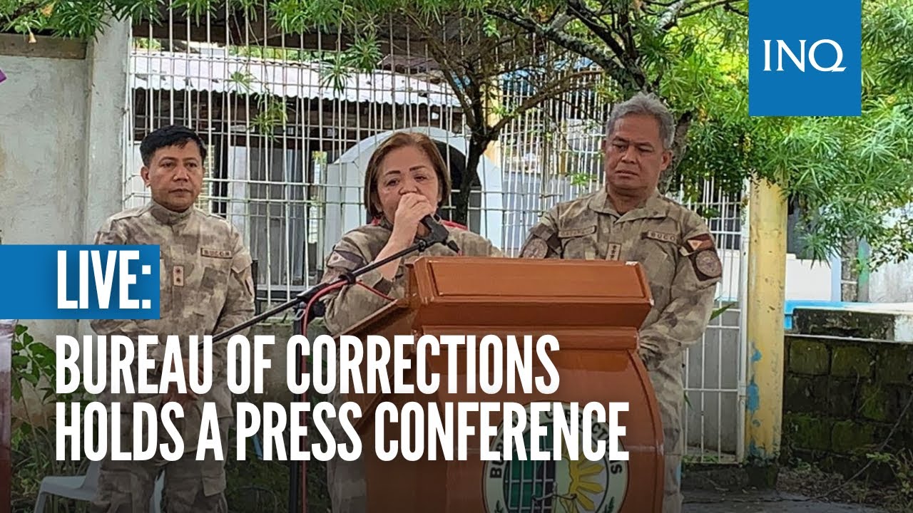 LIVE: Bureau of Corrections holds a press conference
