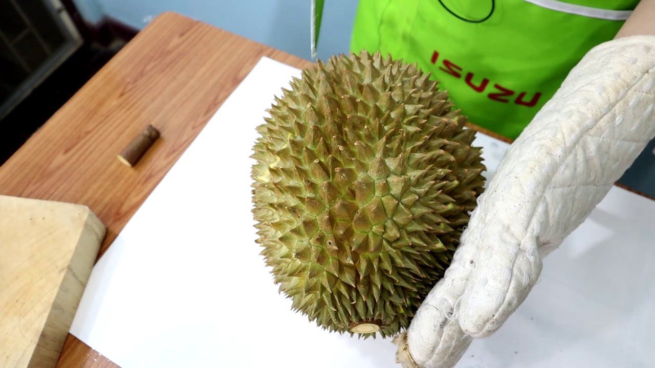 วิธีปอกทุเรียน ง่ายๆ ให้ลูกออกมาสวย สอนเหมือนจับมือทำ