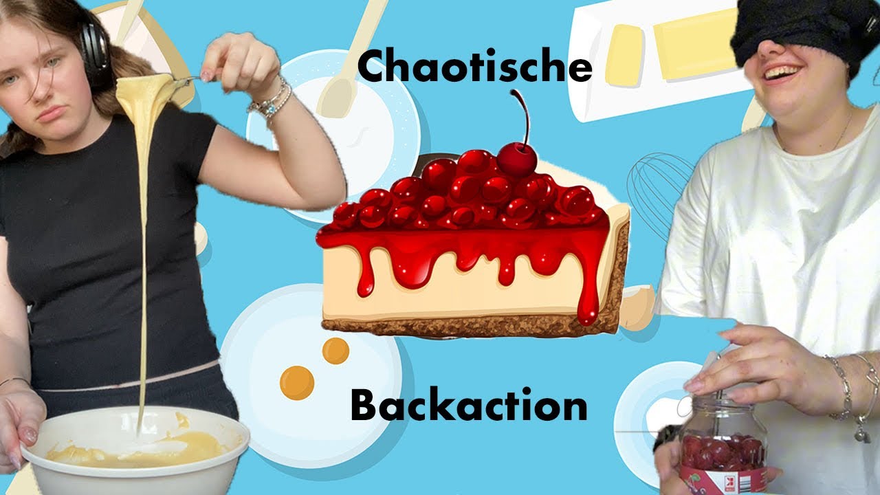 Wir backen Tante Mathildas Kirschkuchen🍒🍰(blind und taub)feat.Lara