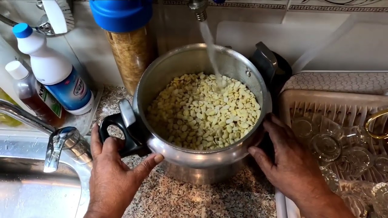 بوناصرالعمر  طريقة عمل الفول الأبيض ( المجروش ) ٢٠٢٤/٩/٤ م الكويت 🇰🇼