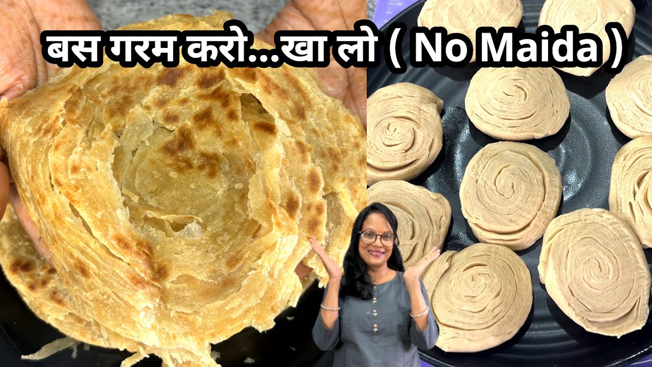 बस गरम करो...खा लो...बिना मैदा Frozen Lachha Paratha Students, Working Women | Seema's Smart Kitchen
