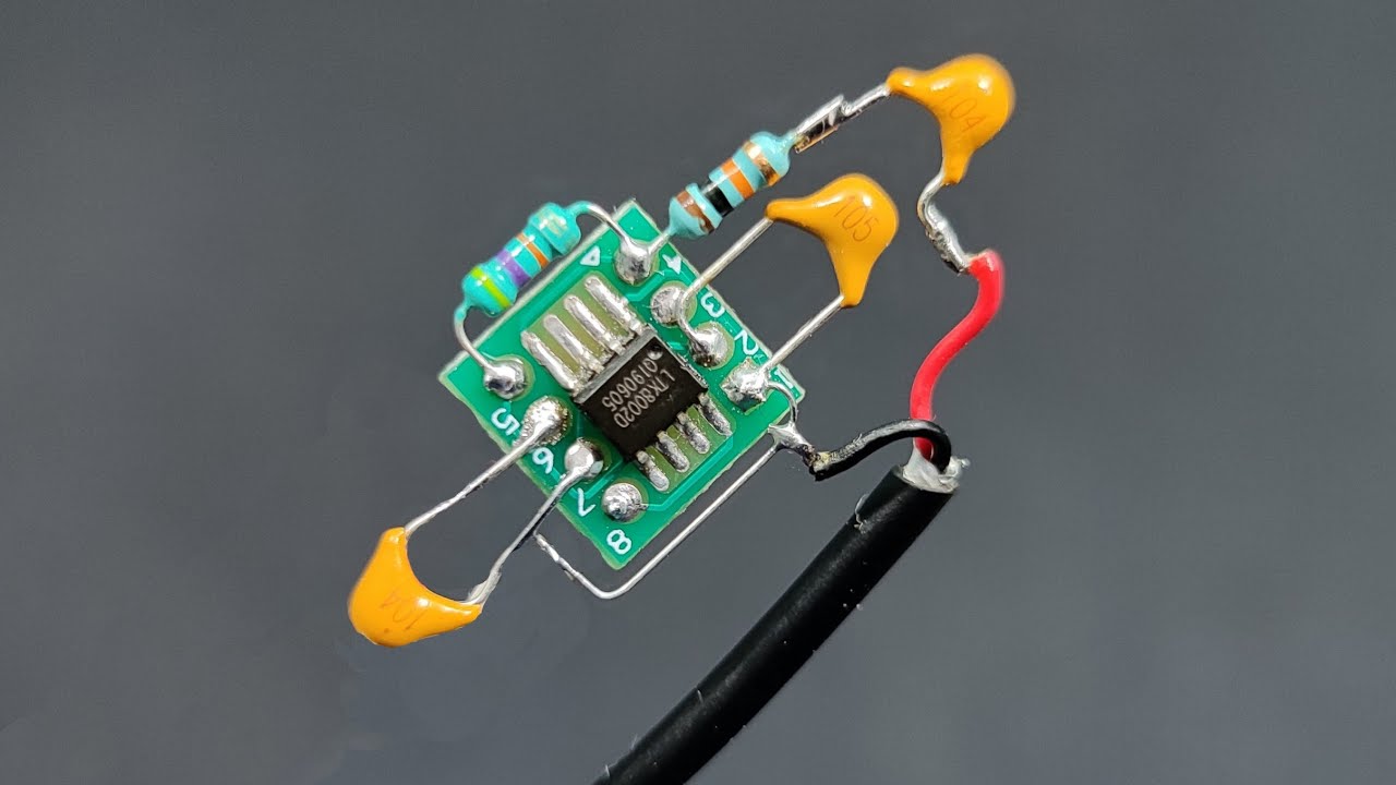Super Bass Mini Audio Amplifer Circuit Using 8002D