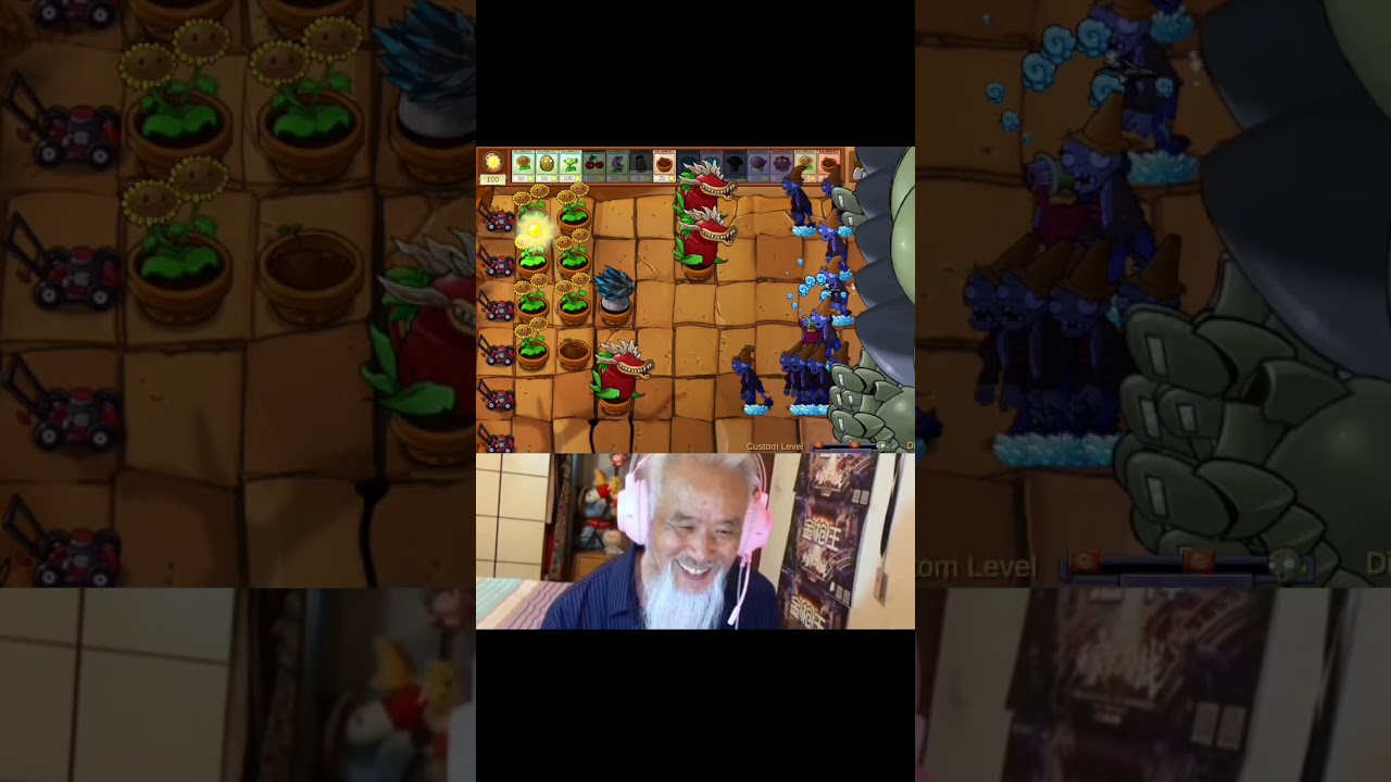 Grandpa plays Pvz fusion part-2 #pvzfusion #esports