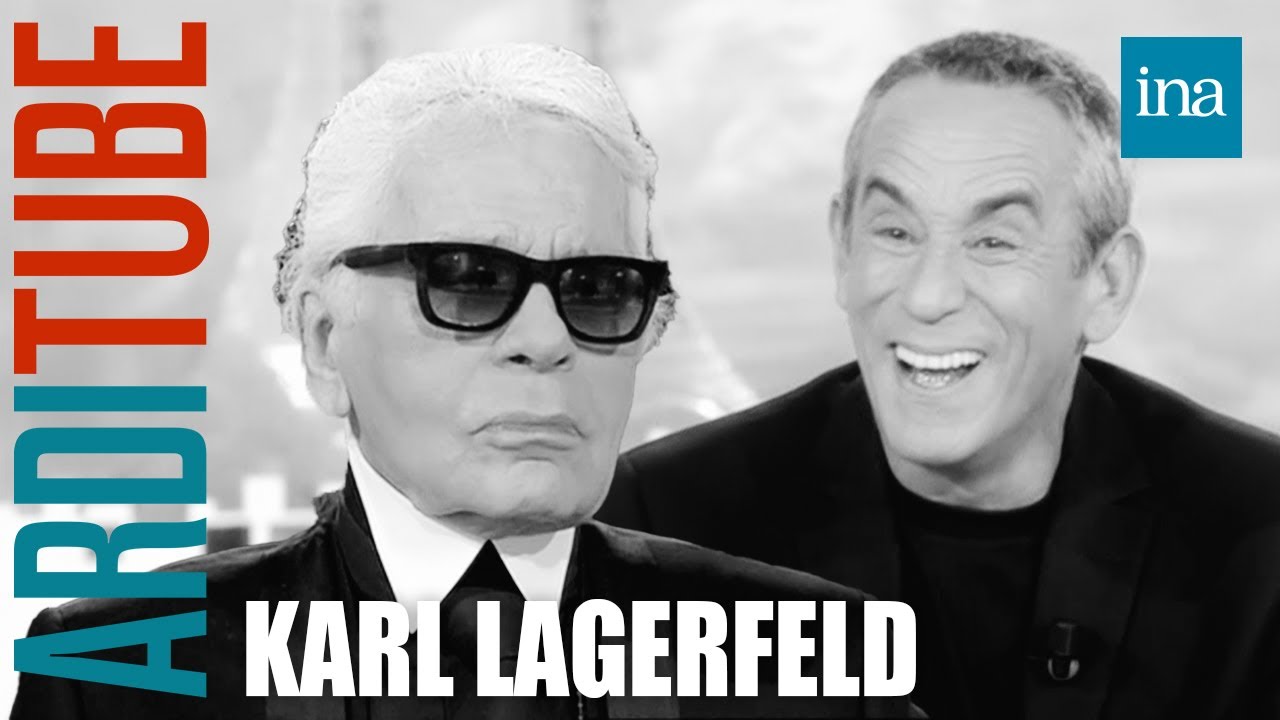 Karl Lagerfeld selon Karl Lagerfeld chez Thierry Ardisson | INA Arditube