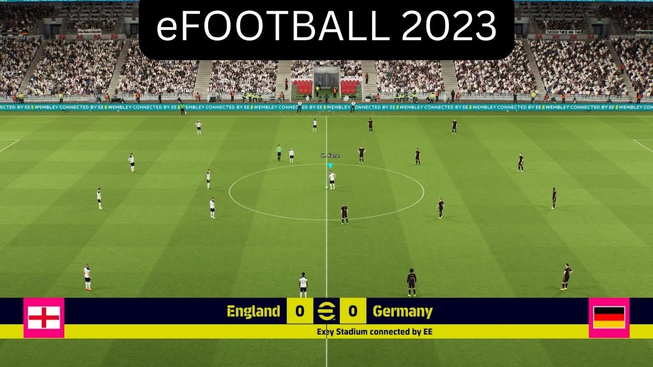 eFOOTBALL 2023 GAMEPLAY - ENGLAND vs GERMANY - #1