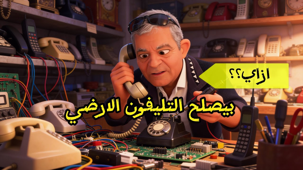 بيصلح التليفون الارض واللاسلكي بحرفية عاليه في محافظة اسيوط 