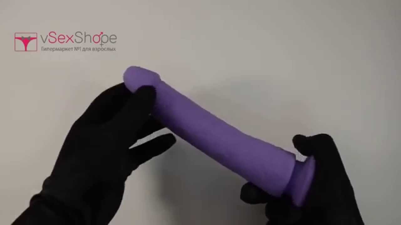 Фаллоимитатор Real Feel Silicone Dildo 8inch purple