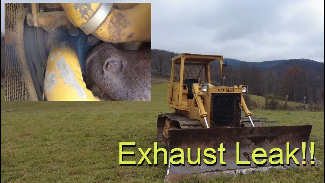 Bulldozer Exhaust Leak