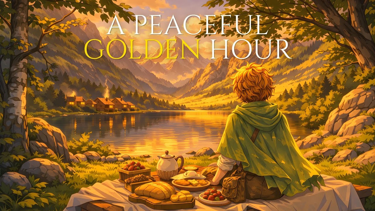 A Peaceful Golden Hour | Medieval Fantasy Music for Relaxation, Focus & Sleep