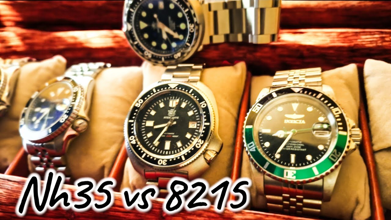 NH35 vs MIYOTA 8215 PRUEBA de PRECISIÓN DEFINITIVA 6 Relojes Mecánicos Steeldive, Invicta Addiesdive