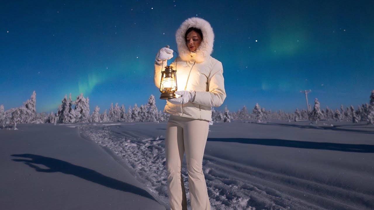 Caça a aurora boreal na Finlândia 🇫🇮 