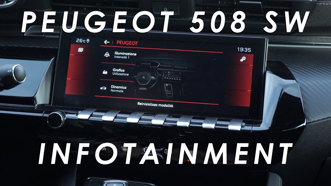 Peugeot 508 SW - Focus Sistema Infotainment i-Cockpit (ENG SUBS)