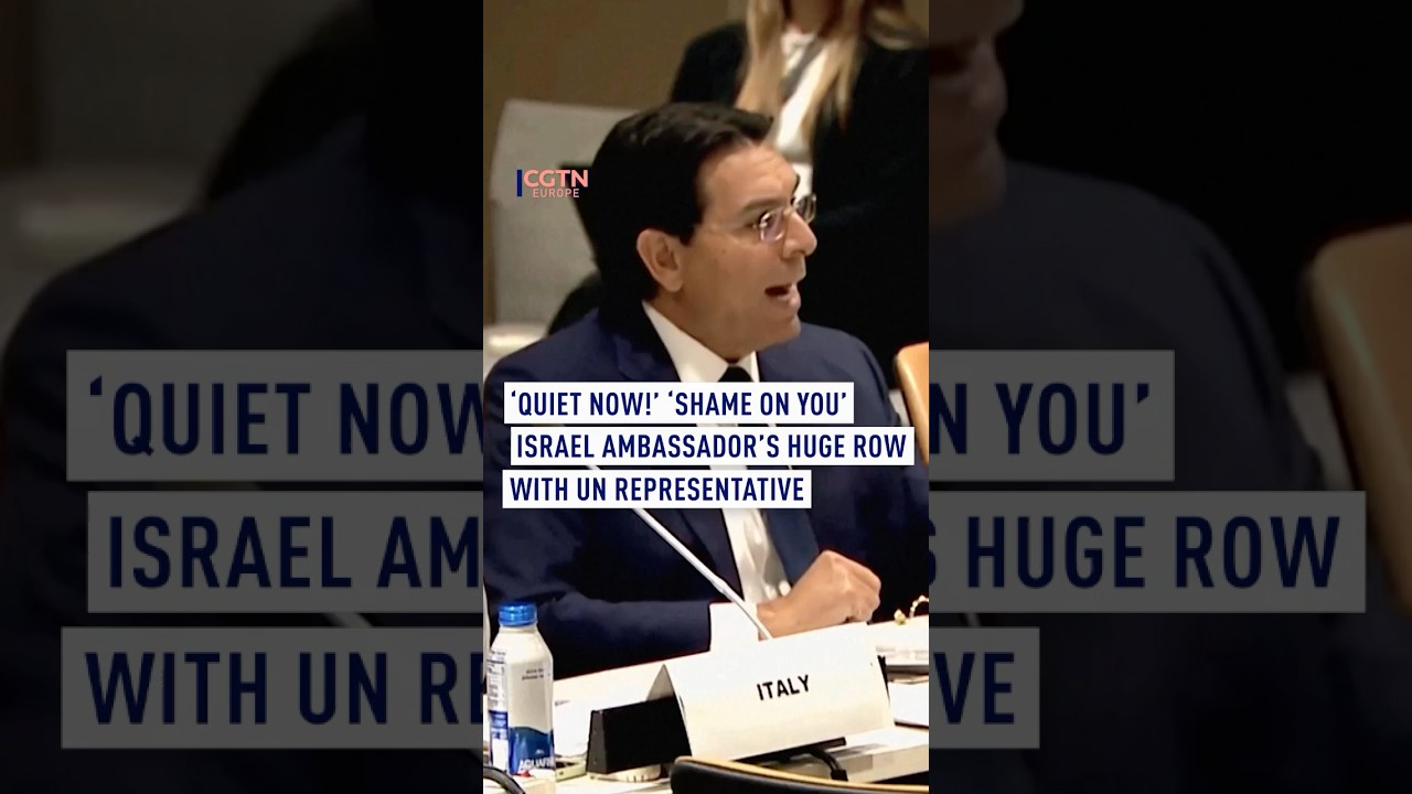 &lsquo;Quiet now!&rsquo; &lsquo;Shame on you&rsquo; &ndash; Israel ambassador&rsquo;s huge row with UN representative