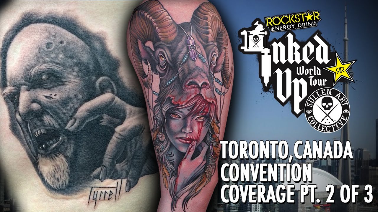 Rockstar Energy Inked Up Tour Tattoo Convention Coverage Toronto Canada part 2 of 3
