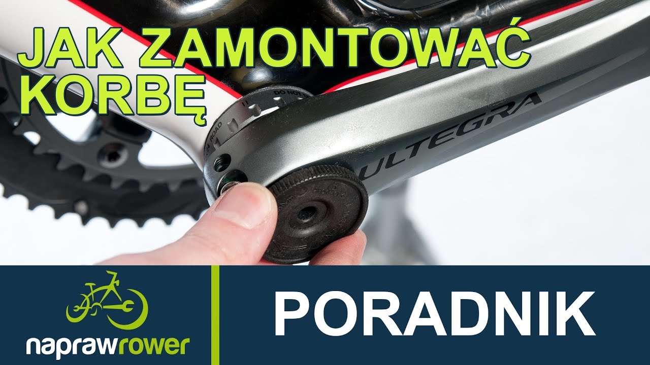 Poradnik - jak zamontować korbę Shimano Ultegra Hollowtech II w rowerze - napra rower