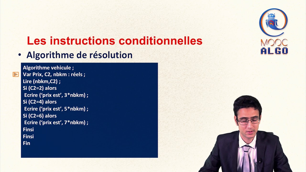 Les instructions conditionnelles