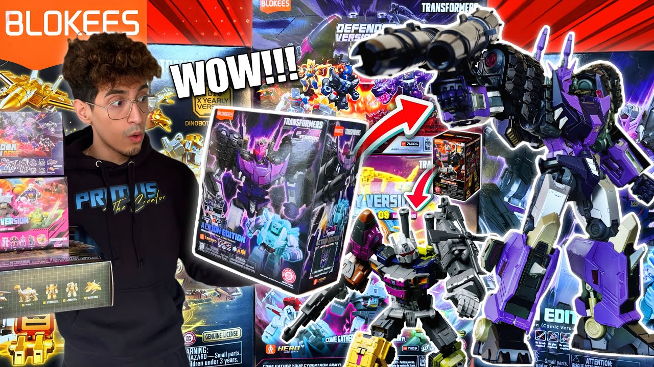 BLOKEES just LEVELED UP🤯! NEW Comic Version Tarn & Bruticus + MORE 👀🔥! #transformers 