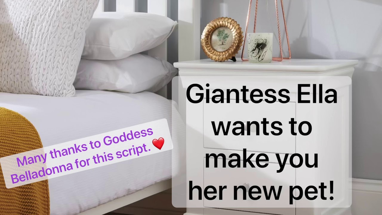 ASMR Giantess Ella wants you as a pet! That’s ok with you, right? (Female x roleplay)