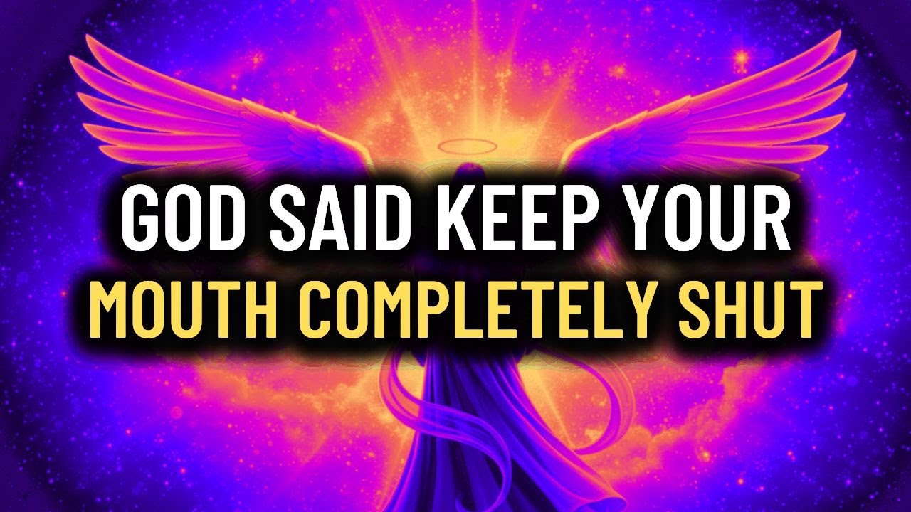 Chosen Ones, This Instruction Is Clear &mdash; Hold Your Tongue; This is Not The Time To Talk