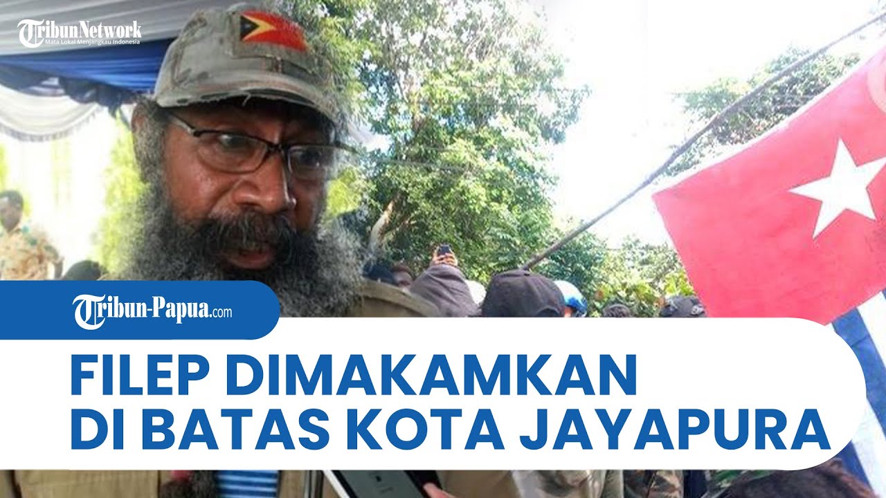 Dimakamkan di Batas Kota Jayapura, Ribuan Orang Antar Filep Karma ke Peristirahatan